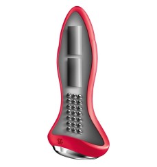 Vibratore anale con app Rotator Plug 1+ rosso