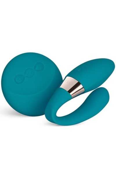 Vibratore per coppia Tiani Duo blu