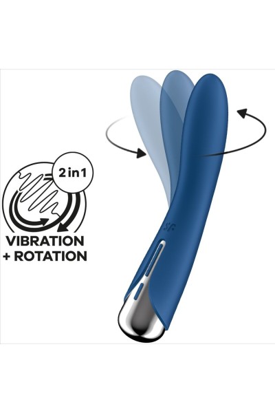 Vibratore punto G rotante Spinning Vibe 1 blu