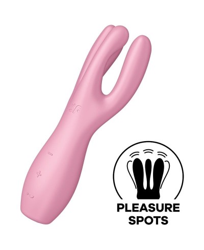 Stimolatore Vaginale Threesome 3 rosa