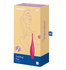 Stimolatore clitorideo Twirling Fun rosa - Satisfyer