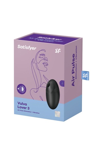 Stimolatore clitorideo Vulva Lover 3 nero