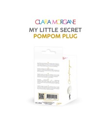 Plug anale My little secret pompom bianco
