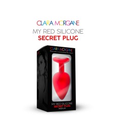 Plug anale My red silicone secret plug medium