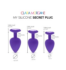 Plug anale My Silicone Secret Plug viola medium