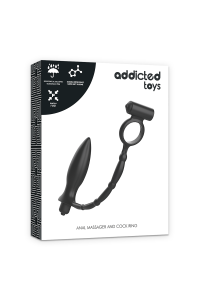 Vibratore anale con anello vibrante - Addicted Toys