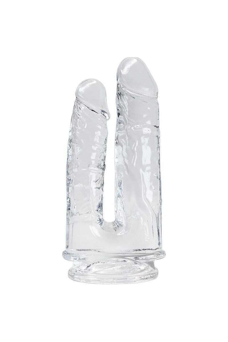 Dildo doppio in jelly trasparente Imperium