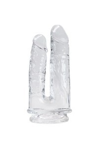 Dildo doppio in jelly trasparente Imperium