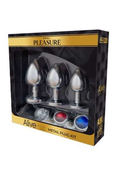 Kit 3 plug Anal Pleasure