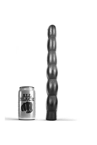 ALL BLACK ANAL DILDO 32CM