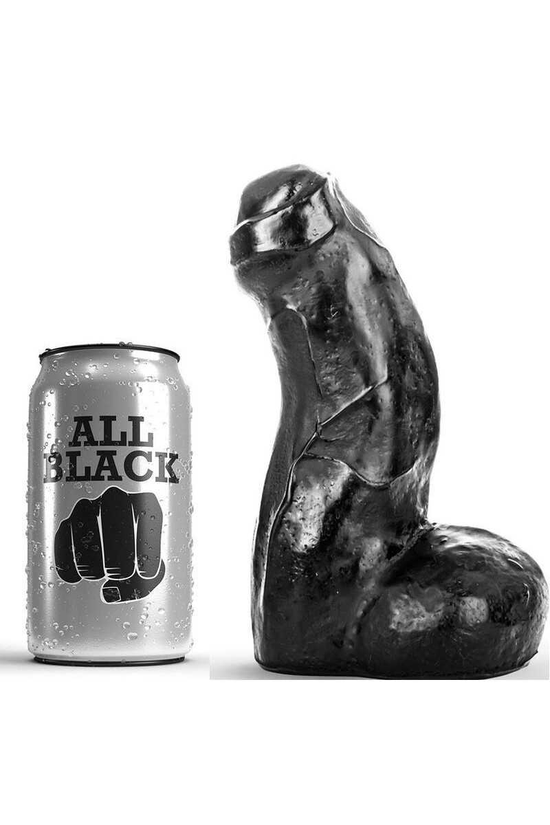 ALL BLACK REALISTIC DONG NEGRO 17CM